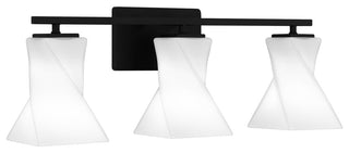 Quoizel STS8624 Stetson 3 Light 25"W Vanity Light - Matte Black