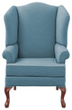 Erin Wingback Chair, Blue