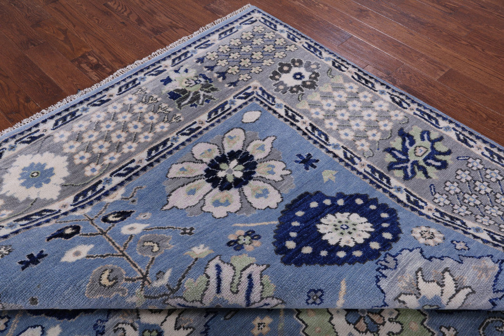 9' 2" X 12' 2" Turkish Oushak Handmade Wool Rug - Q13578