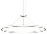 Sonneman 2234-50-30 Luna 50"W LED Ring Chandelier - 3000K - Bright Satin