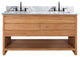 Avanity Kai Bath Vanity, Natural Teak, 60"