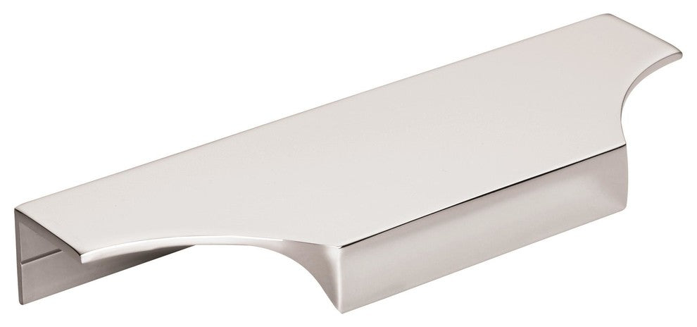 Extent 4-9/16" CTC Cabinet Edge Pull, Polished Chrome