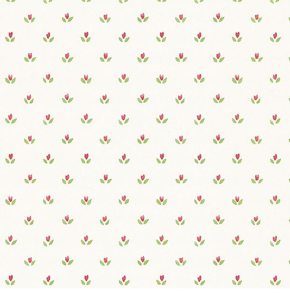 Fresh Kitchens, Pre-Pasted Kitchen Design White, Green Wallpaper Roll