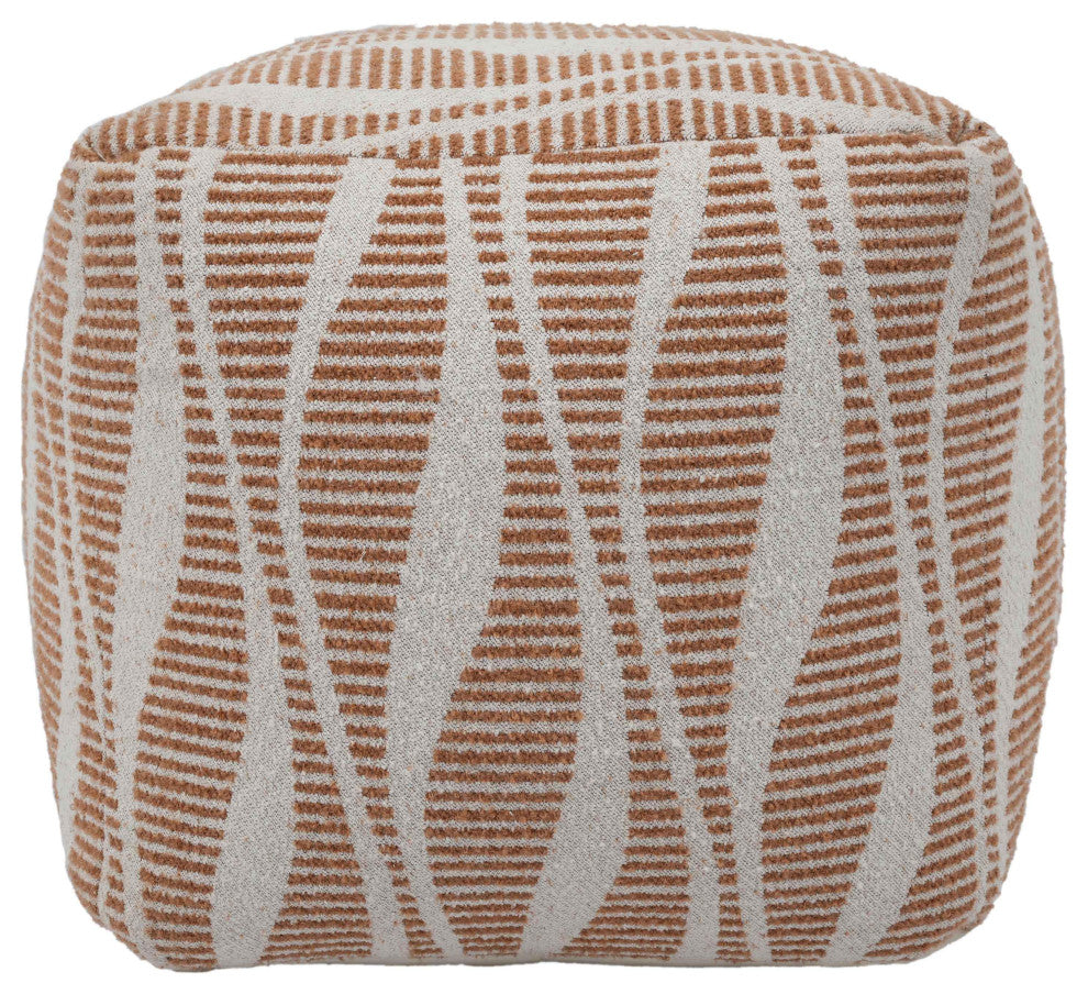 Ember Woven Pouf
