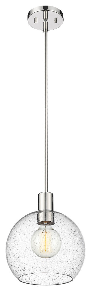 Zlite 7501P10-PN 1-Light Pendant, Clear Seedy