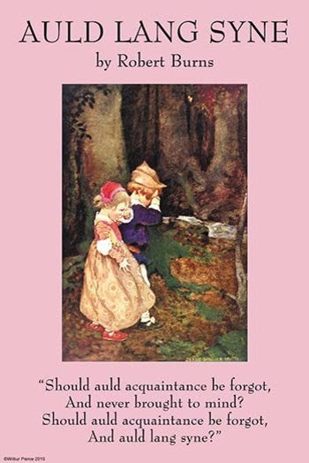 Auld Langs Syne - Framed Paper Poster 20" x 30"