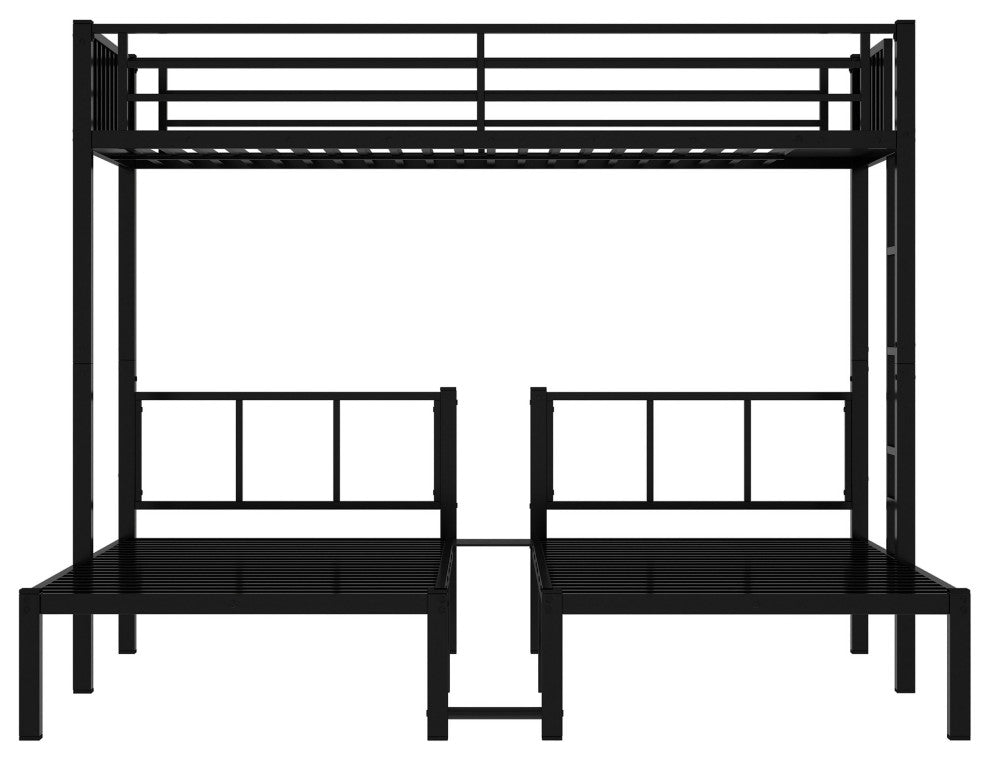 Gewnee Twin over Twin & Twin Bunk Beds for 3