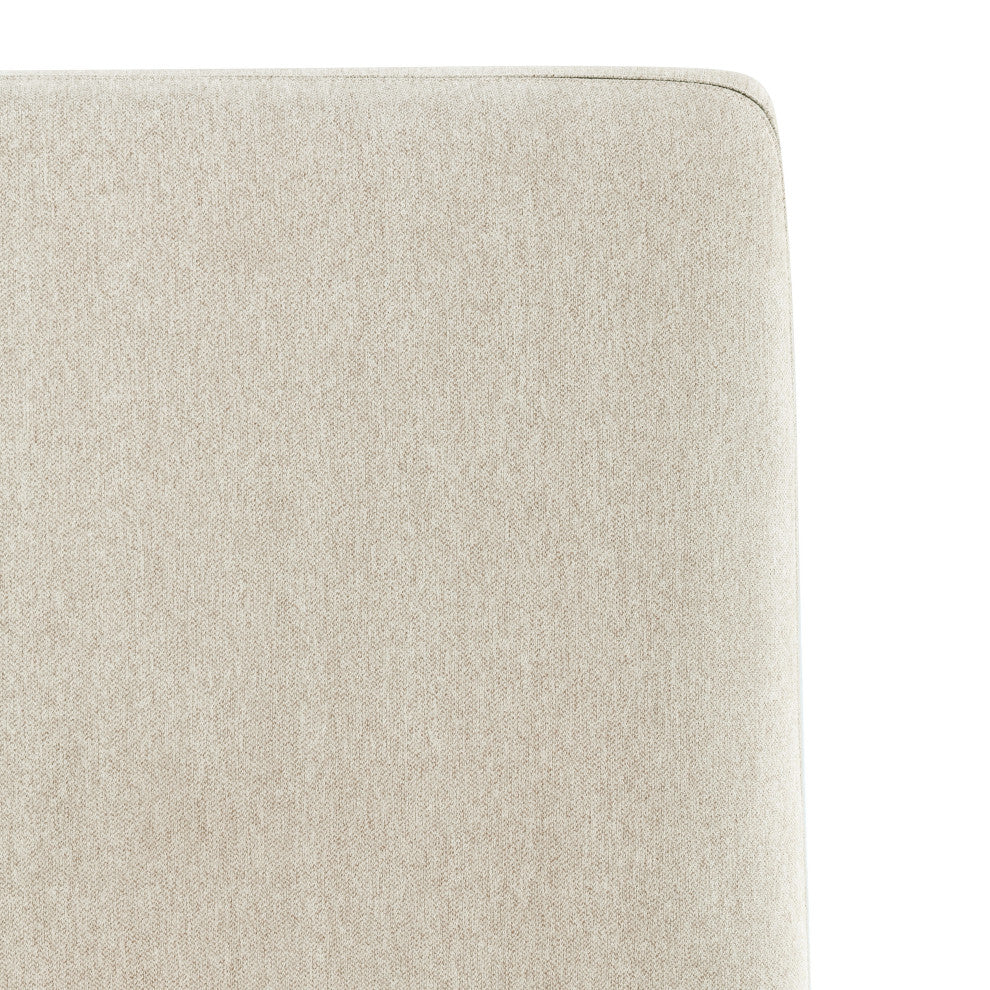 Tate Upholstered Bed in Cream by Kosas Home , California King