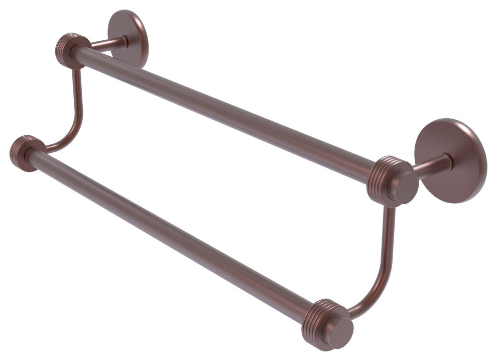 Allied Brass 24" Double Towel Bar, Antique Copper