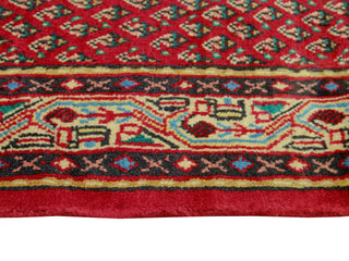 Fine Vintage Distressed Haluk Red/Ivory Runner, 2'9 x 11'4