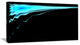 Blue Flames Digital Artwork, Abstract Art on Canvas, 32x16