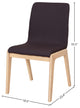 Arizona Dining Chair, Set of 2, Dark Gray