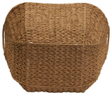 Natural Paper Rope Basket With Handles
