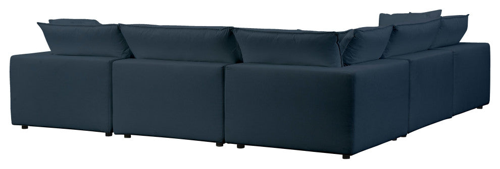 Cali Navy Modular L-Sectional