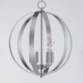 Maxim 10031 Provident 4 Light 16"W Taper Candle Pendant - Black