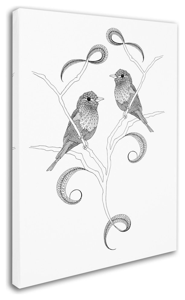 The Tangled Peacock 'Lilac Breasted Rollers' Canvas Art, 24 x 18