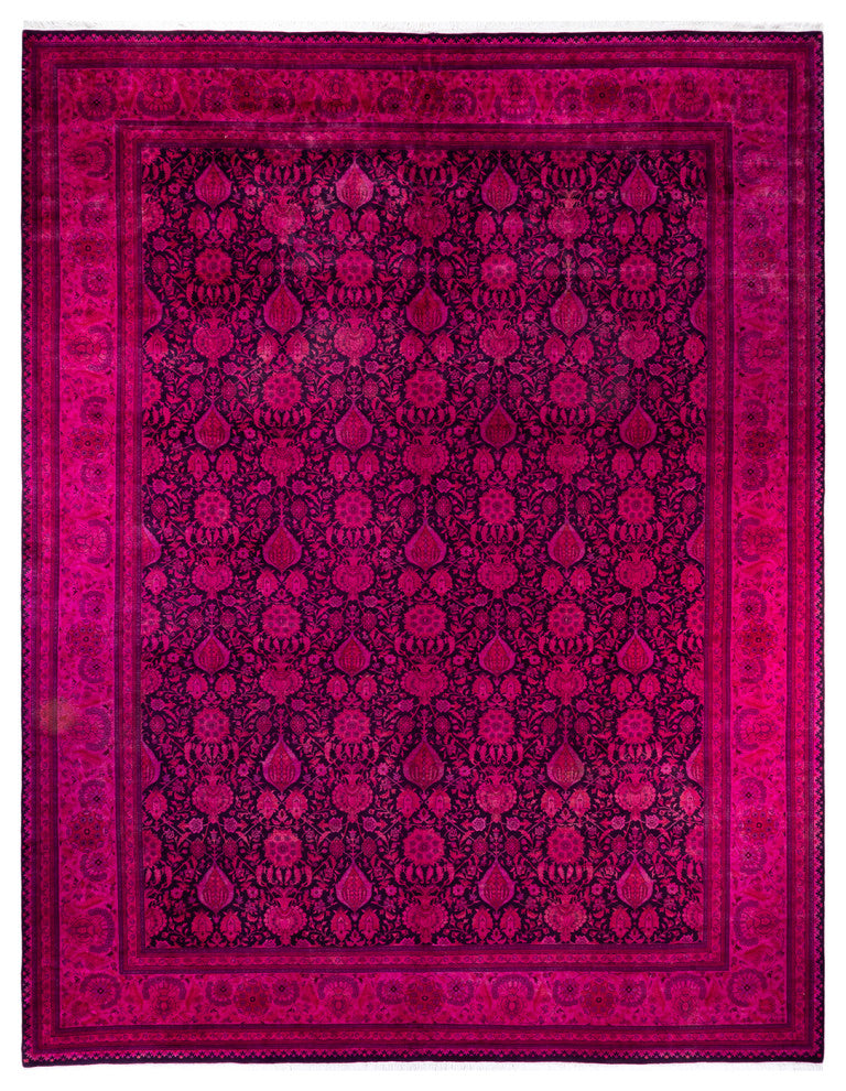 Fine Vibrance, One-of-a-Kind Handmade Area Rug Black, 15'6"x12'1"