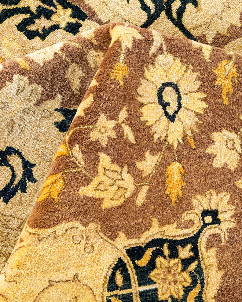 MOGUL, Hand Knotted Area Rug 11' 10" X 9' 1"