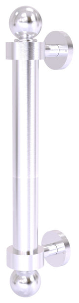 8" Reeded Door Pull, Satin Chrome