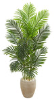 Nearly Natural 5'' Paradise Palm Artificial Tree in Sand Colored Planter
