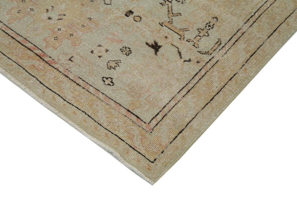 Rug N Carpet - Handwoven Oriental 2' 7" x 11' 11" Runner Oushak Area Rug
