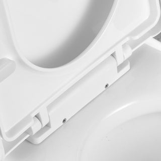 Modern Small One Piece Toilet, Compact Bathroom Tiny Mini Commode Dual Flush