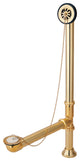 Kingston Brass Clawfoot Bathtub Waste and Overflow Drain, Polished Brass