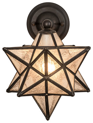 10W Moravian Star Wall Sconce