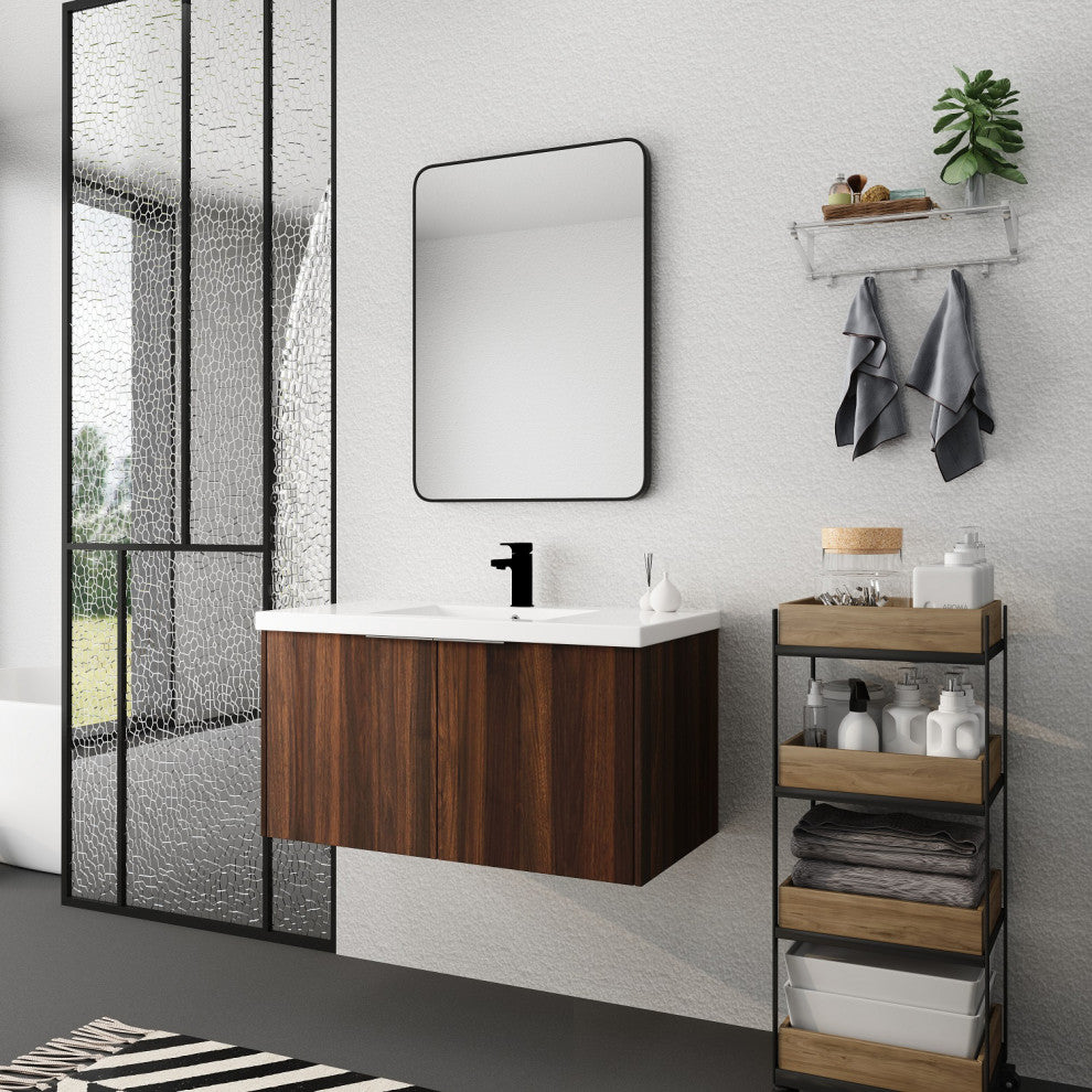 36" Modern Bathroom Floating Vanity