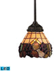 ELK Lighting Mix-n-Match 1-Light LED Pendant, Tiffany Bronze