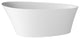 65in Solid Surface Freestanding Bathtub in Matte White