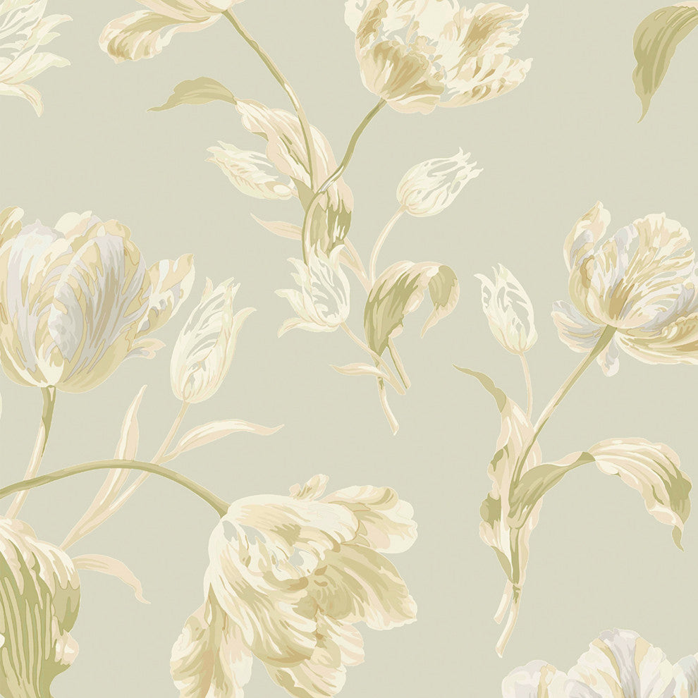 Laura Ashley Gosford Sage Green Wallpaper