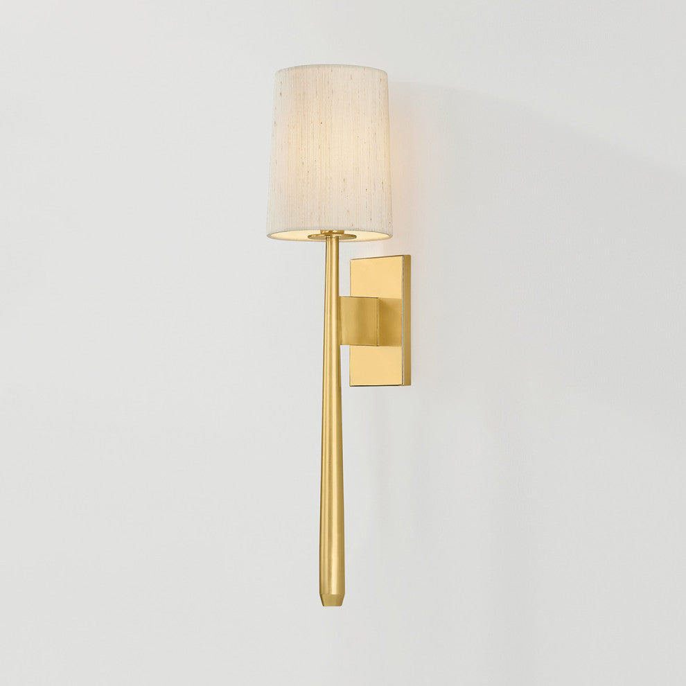Hudson Valley Lighting Bridgeton Wall Sconce, Aged Brass