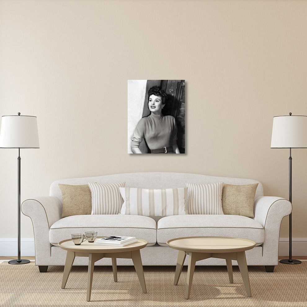 "Jean Peters" Stretched Canvas Giclee by Hollywood Photo Archive, 28x36"