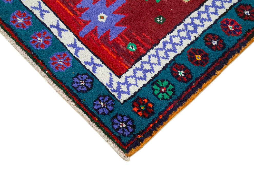 Rug N Carpet - Handmade Oriental 2' 11" x 12' 2" Tribal Runner Rug
