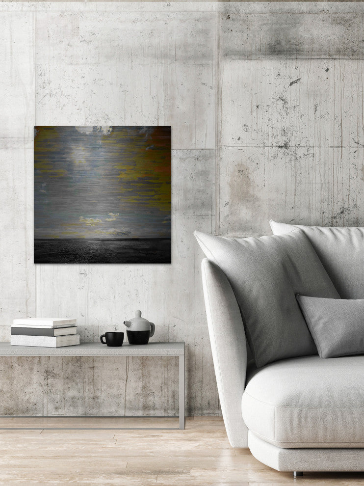 "Siesta Key" Print on Brushed Aluminum, 24"x24"