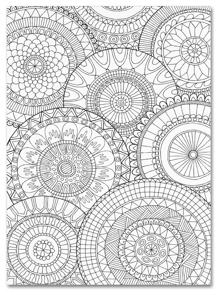 Hello Angel ''Circulars'' Canvas Art, 24x18