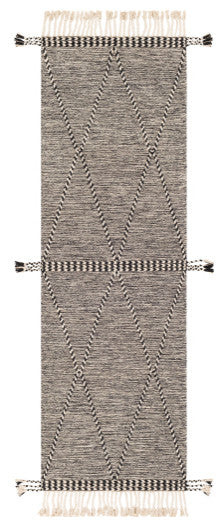 Surya Zanafi ZNF-2301 3'x5' Rug, Black/Cream