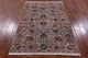 4' 2" X 5' 11" Hand-Knotted Persian Tabriz Wool Rug Q10224