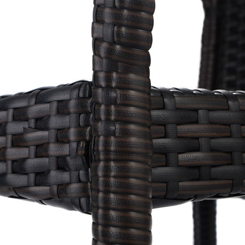 Durable Brown Rattan Barstool Chairs