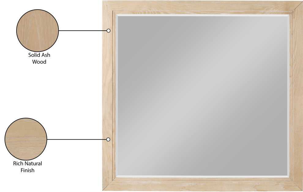 Kent Bedroom Set, Natural, Mirror