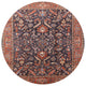 Ahgly Company Indoor Round Mid-Century Modern Area Rugs, 8' Round