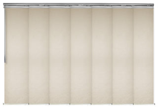 Natalia 7-Panel Track Extendable Vertical Blinds 110-153"W