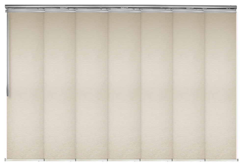 Natalia 7-Panel Track Extendable Vertical Blinds 110-153"W