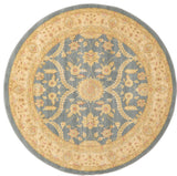Unique Loom Blue Edinburgh Tansy 6'x6' Round Rug