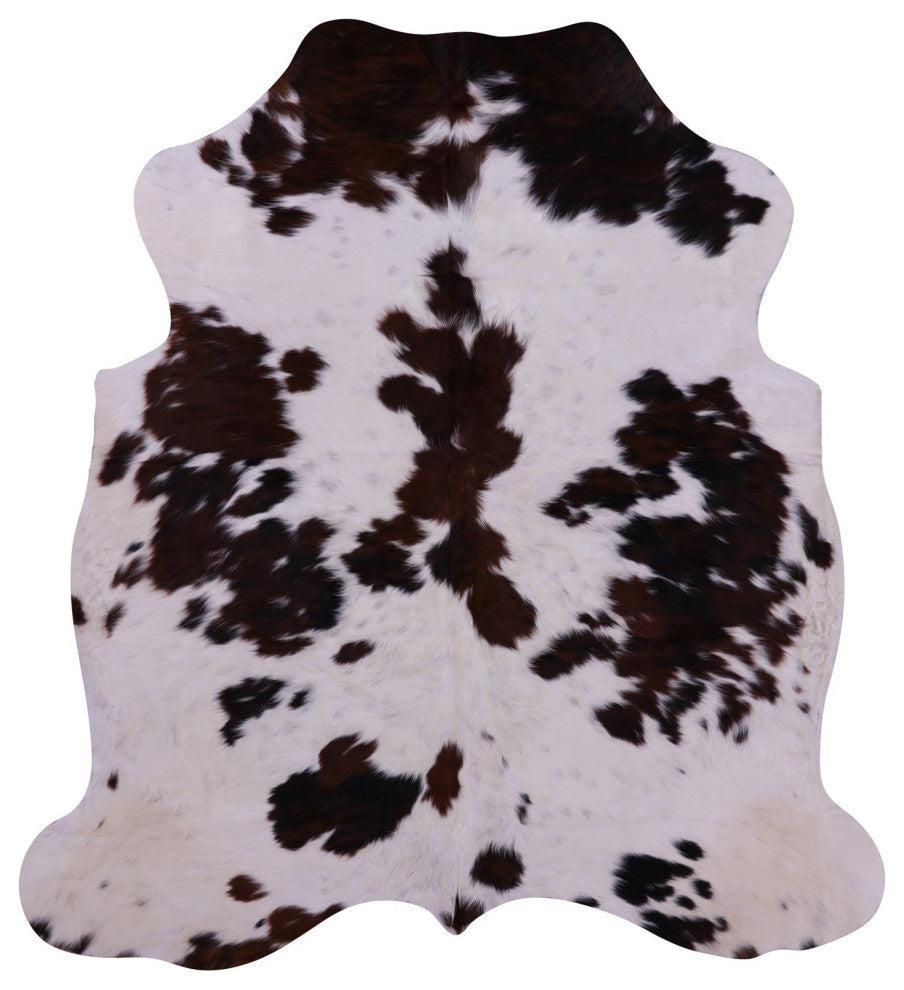 Organic Natural Hair-On Cowhide Area Rug 7' 0" X 6' 4" C1506