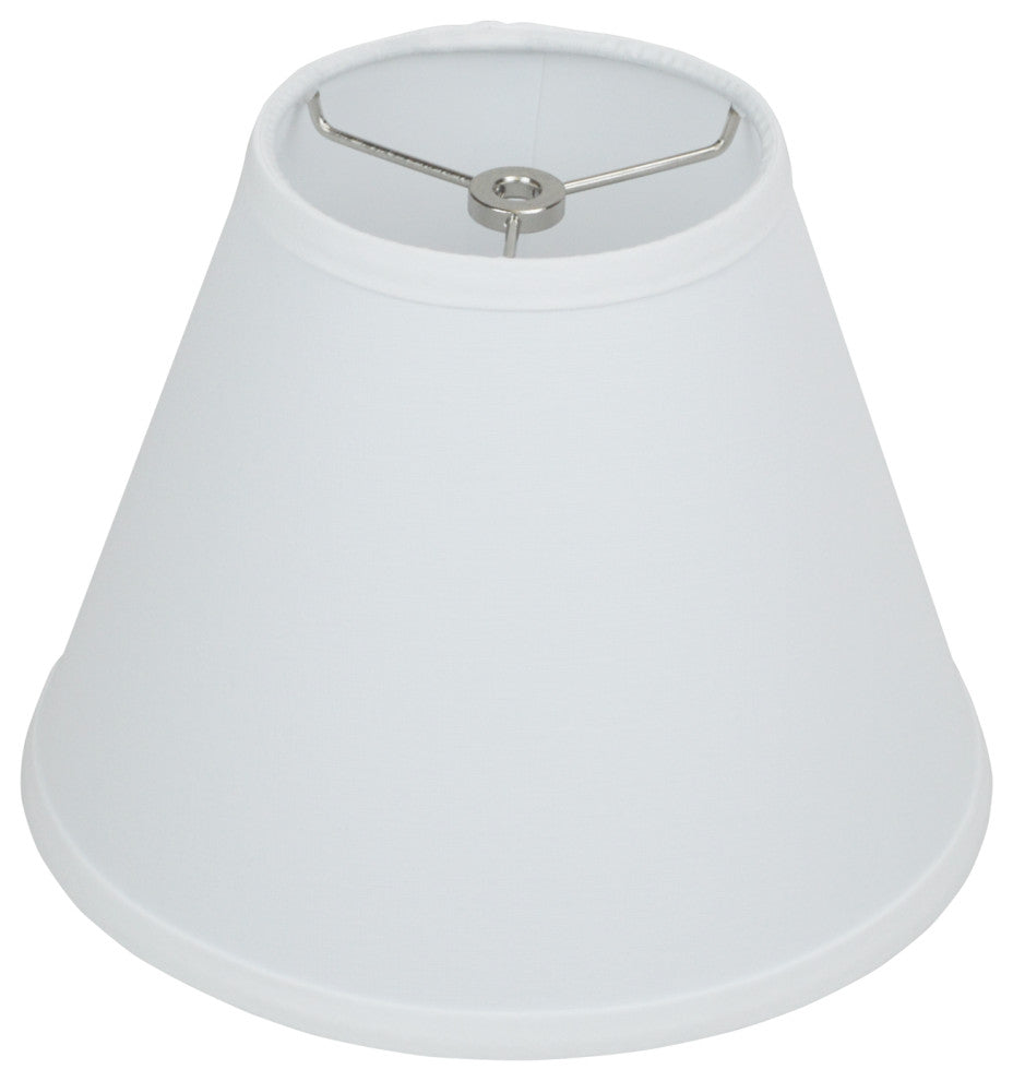 Fenchel Shades 5"x10"x8" Empire Lamp Shade, Linen White