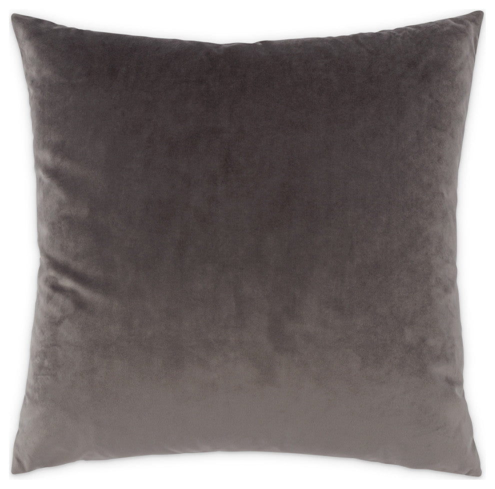 GLAMtastic Hodges 21" Pieced Pillow, Set of 2, Silver