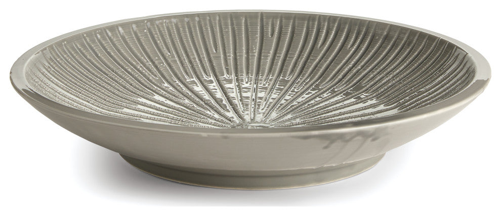 Graffio Decorative Bowl, Gray