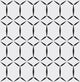 Fusion Geometric  Wallpaper, Black on White, Bolt